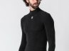 Stay Warm - Maglia termica Manica Lunga Collo Alto Anthracite-Rosolafreebikes