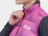 ALE GIUBBINO DONNA SHARP-SOLID FUCSIA-NERO-Rosolafreebikes@