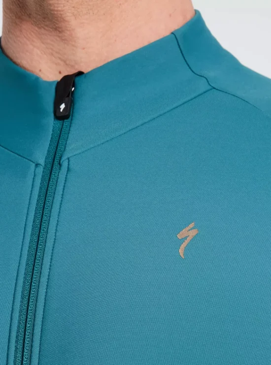 Maglia ML SL Expert Thermal -verde acqua -Rosolafreebikes